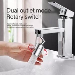 Universal Rotatable Splash Filter Faucet for Kitchen