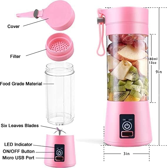 USB Rechargeable Mini Juicer Blender