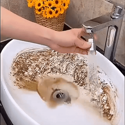 Universal Rotatable Splash Filter Faucet for Kitchen