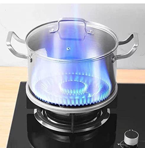 Version 1.0.0 Gas Stove Cover Disk-Windshield Bracket Gas Stove Energy Saving Cover Disk Fire Reflection Windproof Stand - (Pack of 1)