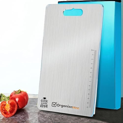 Version 1.0.0 Stainless Steel Chopping Board for Kitchen
