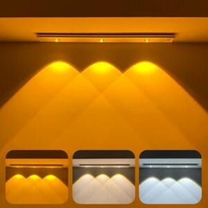 Motion Sensor Cabinet Lights  - Wireless Wardrobe Light for Home, Kitchen
