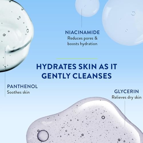Version 1.0.0 Cetaphil Paraben, Sulphate-Free Gentle Skin Hydrating Face Wash Cleanser with Niacinamide, Vitamin B5 for Dry to Normal, Sensitive Skin