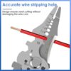 Multi-functional wire stripper & Cutter