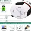 Astronaut Galaxy Projector with Remote Control - 360° Adjustable Timer Kids