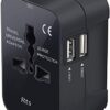 Universal Travel Adapter, International All in One Worldwide Travel Adapter