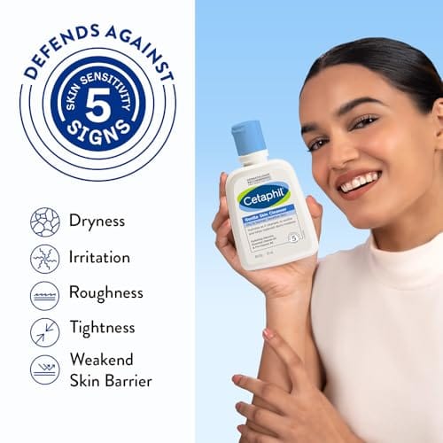 Version 1.0.0 Cetaphil Paraben, Sulphate-Free Gentle Skin Hydrating Face Wash Cleanser with Niacinamide, Vitamin B5 for Dry to Normal, Sensitive Skin
