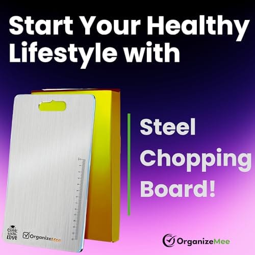 Version 1.0.0 Stainless Steel Chopping Board for Kitchen