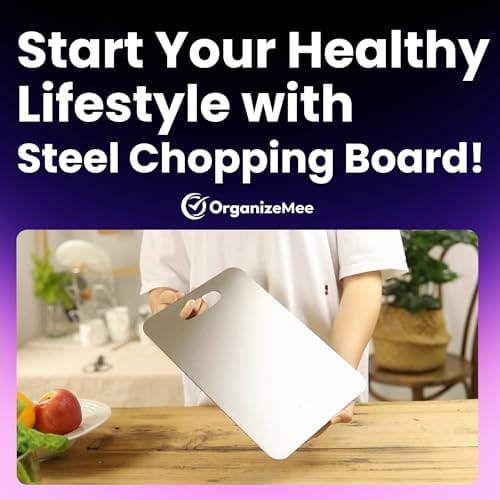 Version 1.0.0 Stainless Steel Chopping Board for Kitchen