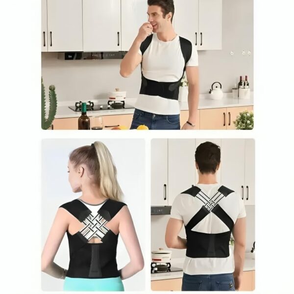 Version 1.0.0 Adjustable Back Posture Corrector or Slouching Relieve Pain Belt